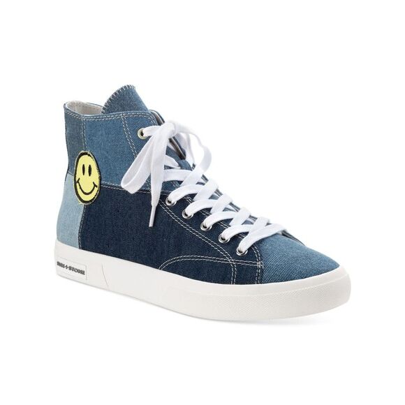 Sun + Stone | Shoes | Sun Stone Mens Blue Patchwork Mesa Round Toe ...